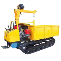 Dumper chenillé articulé Xingzhou 3-5 tonnes, nouveau moteur diesel, chenilles en caoutchouc, mécanisme de levage hydraulique en acier inoxydable pour