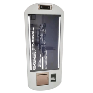 Kiosco de pago de comida rápida con impresora térmica, caja de escáner de código QR, color blanco, pared de Metal, 21 Uds. - Product Image 3