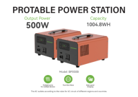 Centrale Électrique Portable 500W 1004Wh LiFePO4 avec Charge Rapide, Générateur Solaire OEM ODM pour Usage Extérieur et Domestique