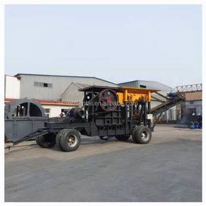 鉱石・選鉱用 ポータブル多機能モバイルジョークラッシャーステーション スクリーン付き 岩石破砕機 - Product Image 4