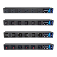 PDU Inteligente para Montaje en Rack, Distribución de Energía Vertical y Horizontal, Estándar Global, Control de Nivel Directo, RS485, Medición y Conmutación