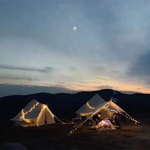 Tienda de Campaña Glamping de Lujo para las 4 Estaciones, Impermeable, de 3 a 7 Metros, de Lona de Algodón Oxford con Estructura de Acero, Tipo Yurta Mongol, para Turistas - Product Image 6