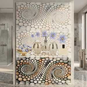 Carreaux muraux en céramique de luxe, 30x60cm, décoration 3d, pour salle de bain, douche, 300x600mm, bon marché, carreaux d'intérieur brillants, numériques, 12x24 - Product Image 1