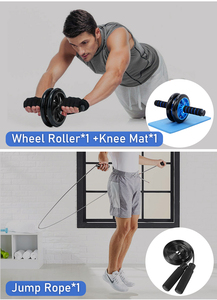 7 Stück Ab Wheel <span class=keywords><strong>Roller</strong></span> Kit Tragbare Ausrüstung für Heim übungen Muskelkraft-Trainings geräte - Product Image 4
