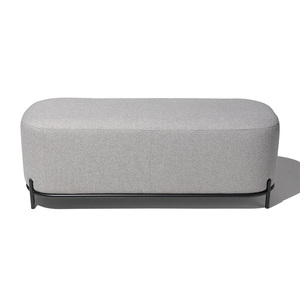 Taburete otomano ovalado de Metal de estilo Simple nórdico moderno directo de fábrica para muelle pequeño hogar sala de estar tienda de ropa - Product Image 6