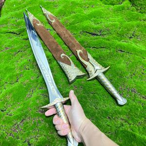 Espada Decorativa de Metal para <span class=keywords><strong>el</strong></span> Hogar con Funda de Cuero, Espada de la Película <span class=keywords><strong>El</strong></span> Señor de los Anillos, Espada de Frodo Baggins, Réplica de la Espada de Sting <span class=keywords><strong>del</strong></span> <span class=keywords><strong>Hobbit</strong></span> - Product Image 4