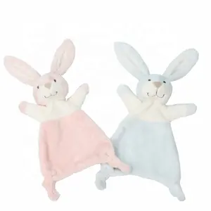 Nouveau design lapin jouet dessin animé bébé doudou lapin pour bébés