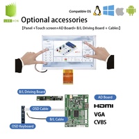 Écran LCD TFT IPS AUO 7 pouces 800*480 Endoscope LVDS 30 broches, écran LCD, modules LCD 7 pouces