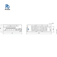 Module d'alimentation industrielle stabilisée 6EP1332-1LD00 PSU100D, sortie 24V DC, entrée 10A 380-480V AC, refroidissement par air forcé, original
