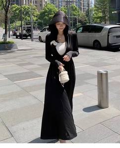 Ropa de protección solar de verano para mujer, nuevo estilo, seda helada, ligera, transpirable, anti-ultravioleta, falda de protección solar delgada extendida - Product Image 6