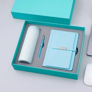 Ensemble cadeau personnalisé de carnet et stylo, vente en gros, cadeau promotionnel d'entreprise, ensemble cadeau de tasse isotherme, journal A5 avec stylo et bouteille d'eau - Product Image 1