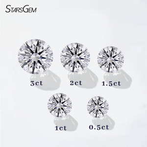 Công ty Kim Cương Nuôi Cấy 1ct Lab Diamond, Kim Cương Nuôi Cấy <span class=keywords><strong>VVS</strong></span> <span class=keywords><strong>VS</strong></span> 0.5ct 1.5ct 2ct 3ct, Kim Cương Nuôi Cấy CVD HPHT 1 Cara, Đá Kim Cương Nuôi Cấy Lỏng <span class=keywords><strong>VS</strong></span> - Product Image 1