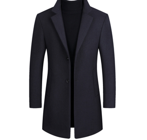 <span class=keywords><strong>Cappotto</strong></span> di <span class=keywords><strong>lana</strong></span> casuale degli uomini <span class=keywords><strong>cappotto</strong></span> giacca a vento degli uomini di autunno e inverno Sottile di modo caldo di alta qualità di nuovi prodotti - Product Image 3