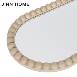 Handgemaakte Moderne Full-Length Body Spiegel Gebogen Top Onregelmatige Muur-Gemonteerde Vloer-Staande Glazen Dressing Spiegel Voor Decoratieve - Product Image 5