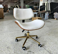 Fauteuil de luxe moderne en cuir PU réglable pour salon de manucure, spa des pieds, salon de beauté, tabouret de barbier, bureau