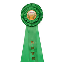 OKAY Rosettes en tissu faites main à 2 niveaux, élégantes, avec décoration en dentelle, personnalisables, avec épingle de sûreté, vente en gros