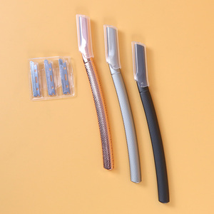 Dermaplaning גילוח גבות גוזם אבץ סגסוגת פנים גוזם עם כלי סכין גזירה לגבה - Product Image 4