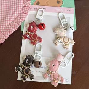 Nouveau porte-clés en forme de poney porte-bonheur pour accessoires de sac à dos, vente en gros, comme cadeau pour les amoureux et les meilleurs amis - Product Image 3