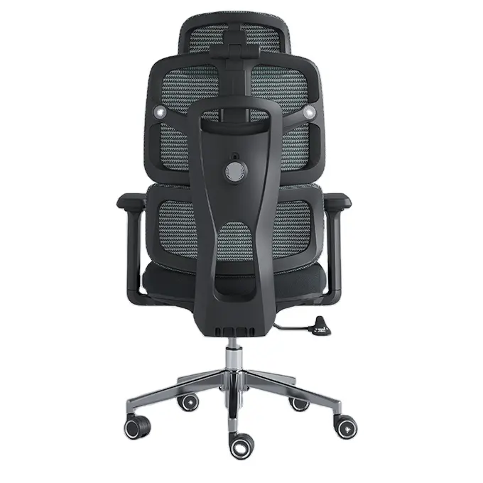 Nuovo stile schienale alto full mesh nero girevole ergonomico computer scrivania sedie facilmente regolabile sedia da ufficio con supporto lombare