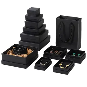 High Quality Customised Jewellery Packaging Paper Ring Earrings Necklace Bracelet Gift Packaging Boxes