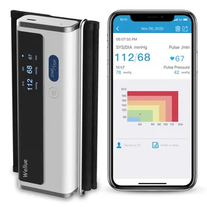 Viatom One-Stop-SDK/API/Hub/AI-Analyse dienst Intelligente Erinnerung Einfach zu verwendendes Blutdruck messgerät