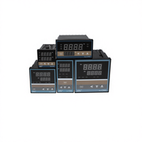 REX-C100 Plastik OEM Digital PID Pengontrol Suhu Thermostat Modul SSR Tipe-K Multi-Input (K/E/J/PT100/CU50) Tujuh-Segmen