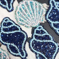 Écussons Personnalisés Brillants Brodés en Strass 3D, Patches Logo de Créateur Autocollants, Paillettes Argentées Perlées pour Chapeaux Vêtements Chaussures