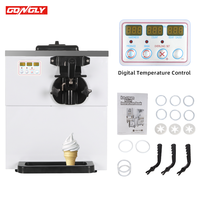 Machine à glace commerciale à tête unique pour cornets et coupes glacées, prix usine