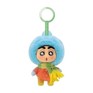 Authentique Série <span class=keywords><strong>Q</strong></span> Meng Meng Boîte Mystère Décoration Tendance Porte-clés en Peluche avec Visage en Vinyle Pendentif Mignon - Product Image 3
