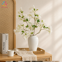 45 Têtes de Fleurs Artificielles de Bougainvillier Imprimées en 3D, Fleurs Artificielles Colorées pour la Décoration Intérieure et Extérieure de la Maison