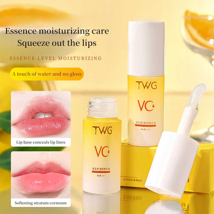 vitamin c lip oil TWG RTS Serum Nourishing Long Lasting Lip Gloss Plumping up Moisturizer Hydrating Lip and polyphenols to help sku_madre:10222 Choose a large area:Chin SMSNA - What to