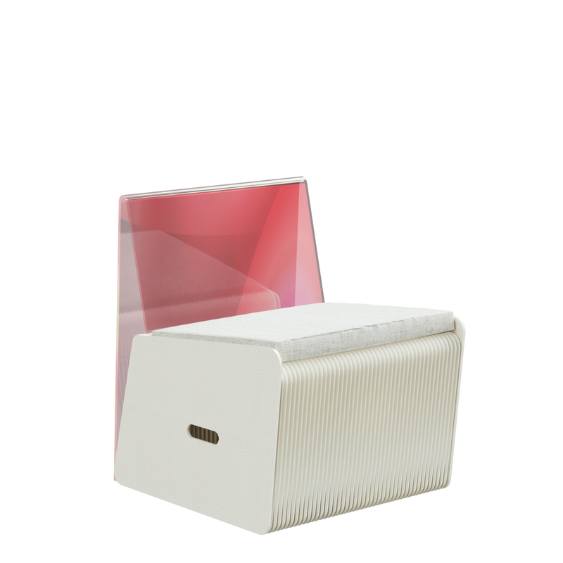 Ihpaper Flexible Indoor Furniture Foldable Bench