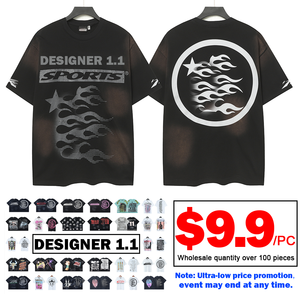 Maglietta Hell 1.1 con Tag NFC, T-Shirt 100% Cotone, Fornitore all'Ingrosso di <span class=keywords><strong>Abbigliamento</strong></span> Star, T-Shirt da <span class=keywords><strong>Uomo</strong></span> di Alta Qualità per lo <span class=keywords><strong>Street</strong></span> <span class=keywords><strong>Style</strong></span> - Product Image 1