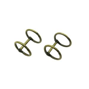 EWANG Wholesale 2 Holes Calendar Ring Metal Binder Clip Rings for Book Binding - Product Image 3