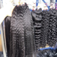 Extensions de cheveux bouclés birmans indiens au crochet, pré-séparées, 80 mèches, nœuds invisibles, lot de crochet bohème