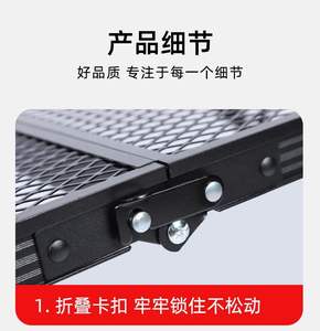 Table de restaurant d'extérieur de qualité commerciale avec plateau en maille d'aluminium, une table pliante robuste pour la restauration événementielle et la <span class=keywords><strong>location</strong></span> pour fêtes - Product Image 5