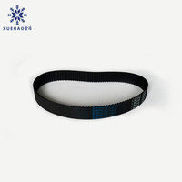 Ceinture d'engrenage en caoutchouc synchrone Huachong 1.5*118 dents * 24mm emballage de boîte pour pièces de Machine EDM de coupe de fil CNC