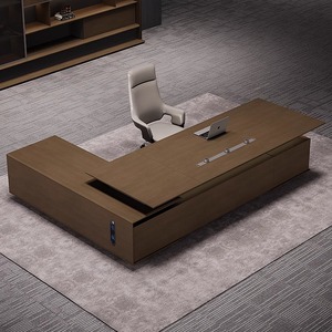 Diseñador modelo muebles de oficina clásico de lujo de negocios jefe de lujo <span class=keywords><strong>escritorio</strong></span> nuevo estilo moderno originalidad Ceo <span class=keywords><strong>Escritorio</strong></span> de gran tamaño - Product Image 4