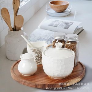 Lazy Susan Rotating Condiment <b>Storage</b> <b>Tray</b> Round Kitchen Utensil Rack Multifunction Afternoon Tea Serving <b>Tray</b> - Product Image 1