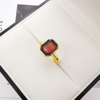 Bague réglable changement d'humeur, bague tendance de mm pour hommes, bijoux avec changement de couleur mixte