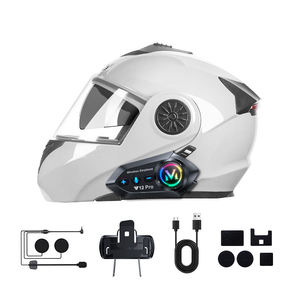 Intercomunicador para Casco de Motocicleta Y12 <span class=keywords><strong>PRO</strong></span> de Alta Calidad, 500m, para 2 Motociclistas, con Luz RGB, Radio FM, Resistente al Agua y Batería de Larga Duración - Product Image 2