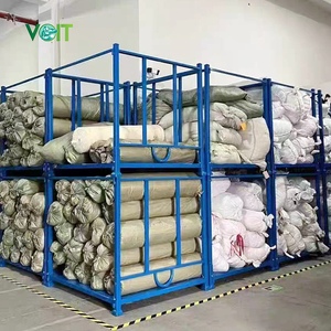 מערכת אחסון אנכית מודולרית יציבה למחסן, מדפים ניתנים לערום עבור סחורות משולבות משטחים - Product Image 1