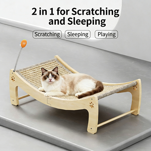 Tiragraffi per Gatti in Sisal Resistente all'Usura, Universale per Tutte le Stagioni, Grande, Reclinabile, Antigraffio, Adorabile - Product Image 1