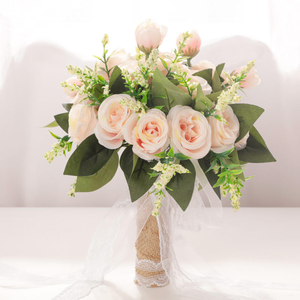 1 ramo de mano de gama alta de boda de estilo occidental, accesorios de fotografía de boda de estilo forestal, nuevo ramo de mano de novia - Product Image 3