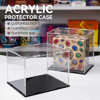 Boîte de présentation en acrylique haute transparence anti-poussière pour figurines, jouets, voitures, blocs de construction pour le rangement - Vente en gros