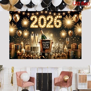 La decorazione della festa a tema del nuovo anno 2026 <span class=keywords><strong>di</strong></span> Microstar fornisce il fornitore del partito della decorazione della bandiera del buon anno della festa della <span class=keywords><strong>vigilia</strong></span> <span class=keywords><strong>di</strong></span> <span class=keywords><strong>capodanno</strong></span> - Product Image 3