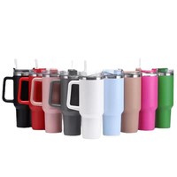 Harga Pabrik Langsung Mug Termos Stainless Steel 1200ml dengan Tutup dan Pegangan, Layar LED Penunjuk Suhu, Dinding Ganda Vakum Terisolasi, Model Flip