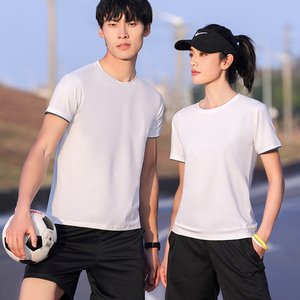 เสื้อยืดคอกลมสีดำแบบอ็อกซ์ฟอร์ด แห้งเร็ว สำหรับฤดูร้อน สีพื้น เหมาะสำหรับการฝึกซ้อม ระบายอากาศได้ดี แขนสั้น ผู้ชาย เนื้อผ้าหนา - Product Image 6