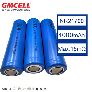 แบตเตอรี่ลิเธียมไอออนทรงกระบอก 21700 NMC 3.6V~4.2V 5.0Ah สำหรับยานยนต์ไฟฟ้า ขายส่งจากโรงงาน - Product Image 1