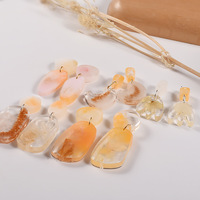 Moules à bijoux en résine de silicone Moules à gâteau avec logo personnalisé Outils pour créer des pendentifs en résine Collier Boucle d'oreille Porte-clés en résine